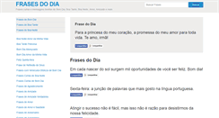 Desktop Screenshot of frasesdodia.com