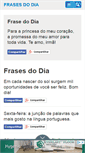 Mobile Screenshot of frasesdodia.com