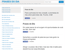Tablet Screenshot of frasesdodia.com